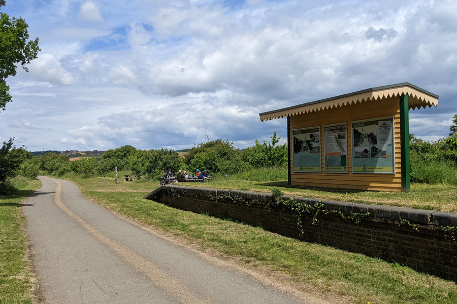 Old railway station at Merstone